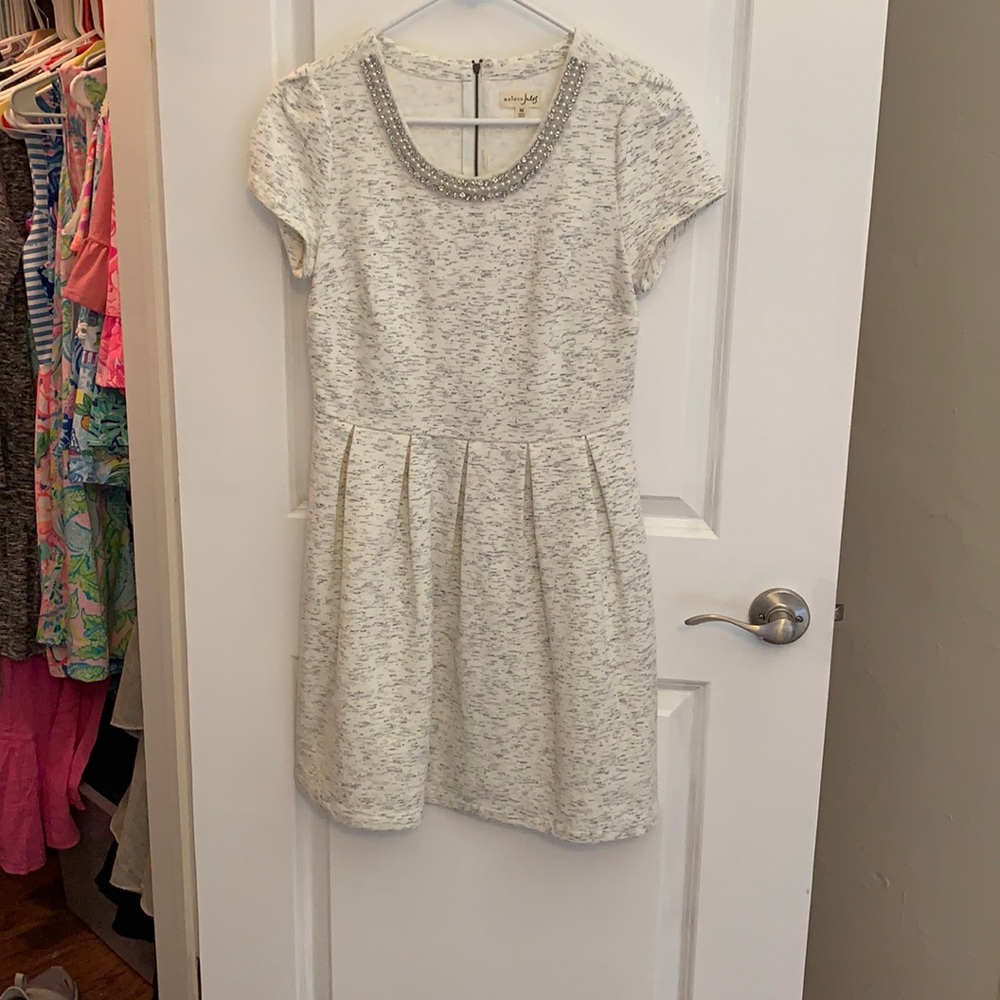 Madison Jules medium embellished neck dress